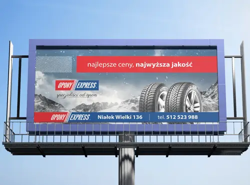 Billboard Opony Express